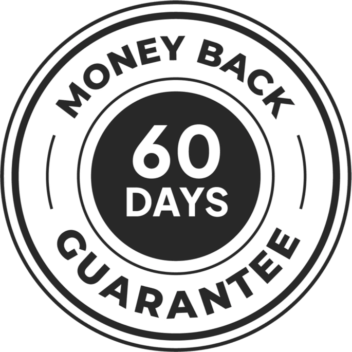 GlucoMild 60-day money-back guarantee badge